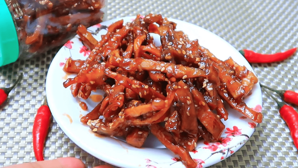 Khô mực rim me